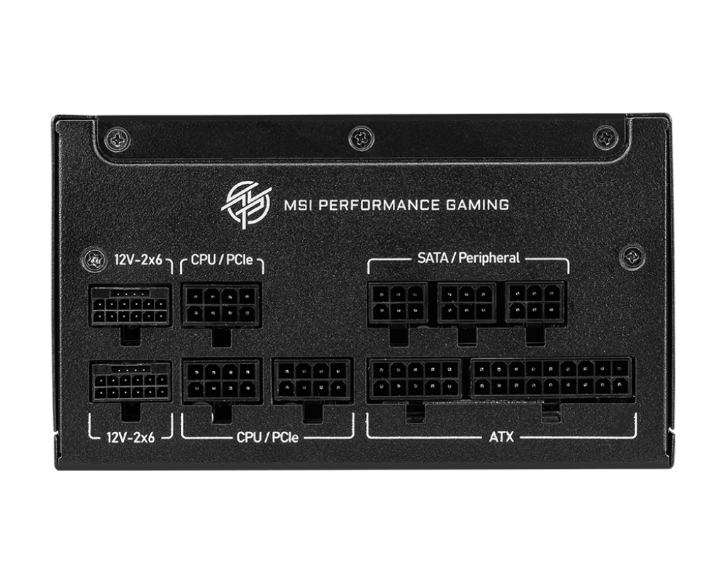 1000W MSI MPG A1000GS PCIE5 ATX 3.1 Gold Modular PSU