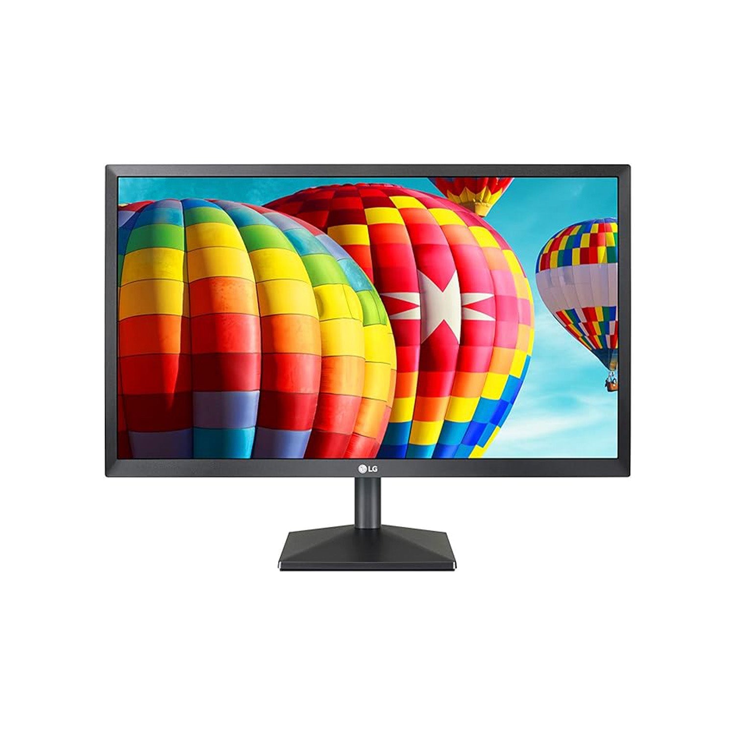 LG 24 Inch Full HD (1080p) Screen IPS Display AMD FreeSync 75Hz Refresh Rate Dynamic Action Sync Wall Mountable HDMI VGA. (24BK430H-B) - Black
