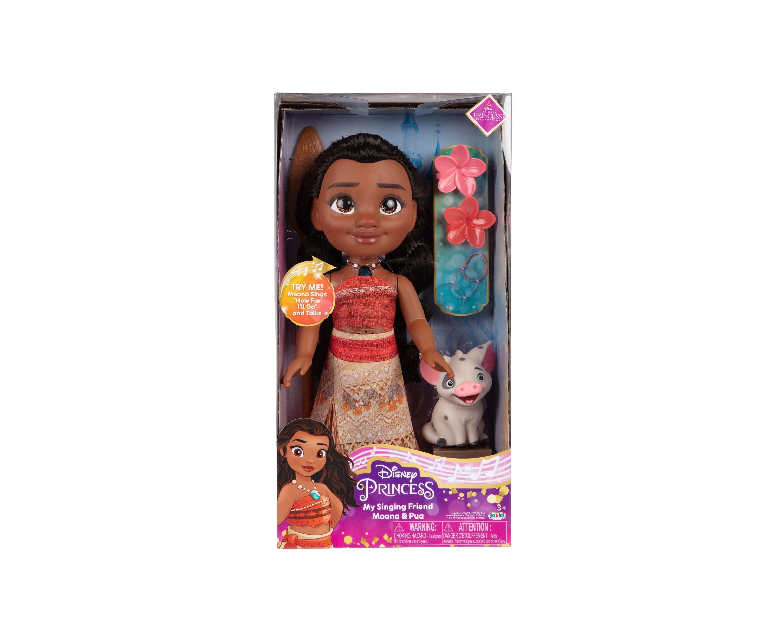 Disney Princess 14-inch Singing Moana Doll with Accessories