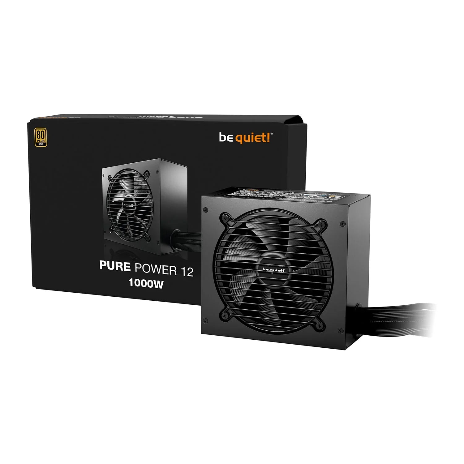 1000W Be Quiet! Pure Power 12 ATX 3.1 Non-Modular Gold PSU