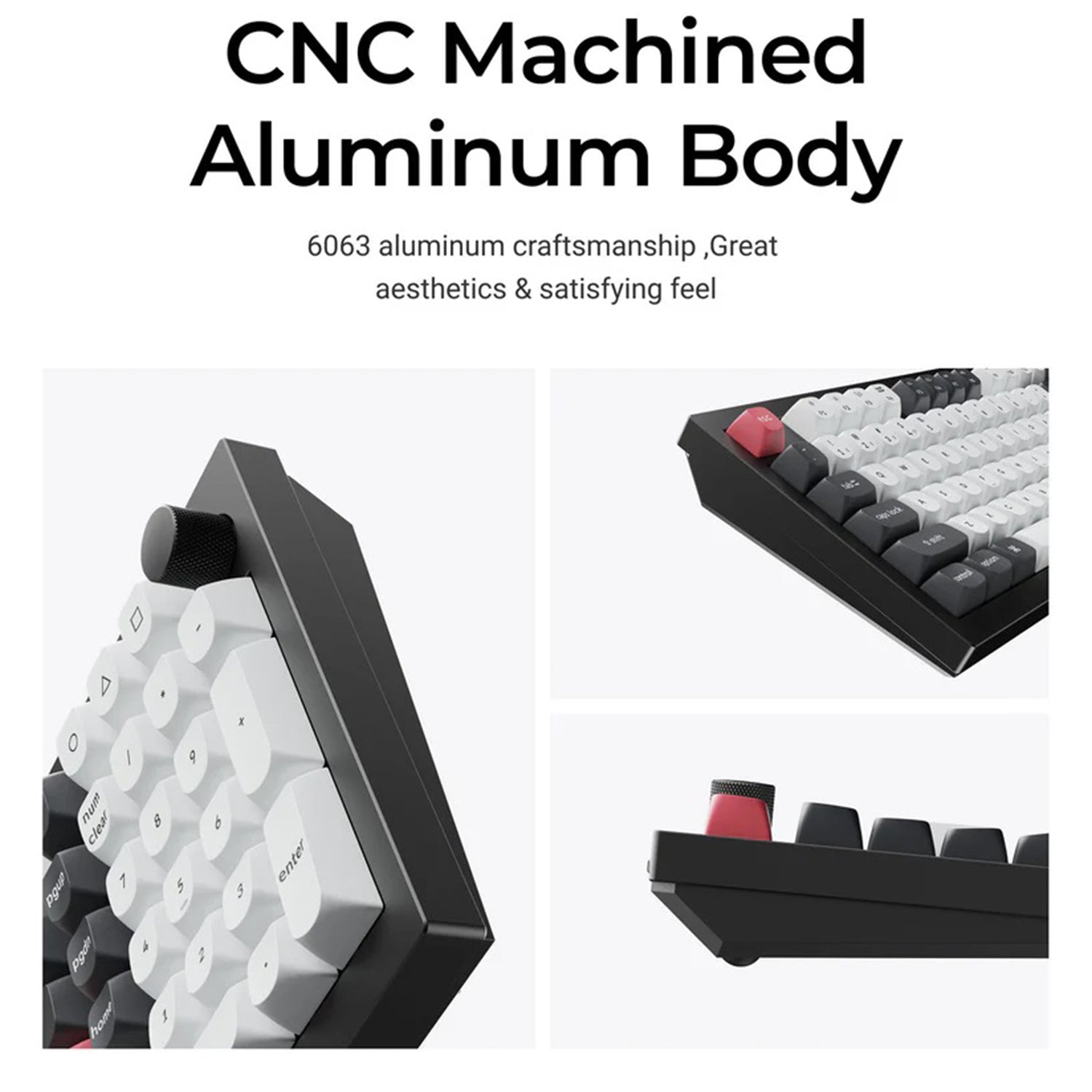 Keychron Q5 HE QMK  Wireless RGB Nebula Switch keyboard - Dynamic Rapid Trigger. Double-Gasket Mount Design With Hot-Swappable - (Q5H-M1)