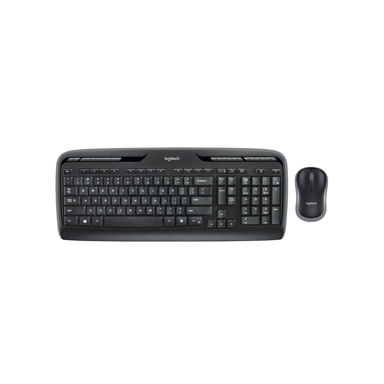 Logitech MK320 Wireless Keyboard and Mouse Combo For Windows and Chrome OS - Spill Resistant Design. 2.4GHz Wireless Plug-and-Play | Black - (920-002836)