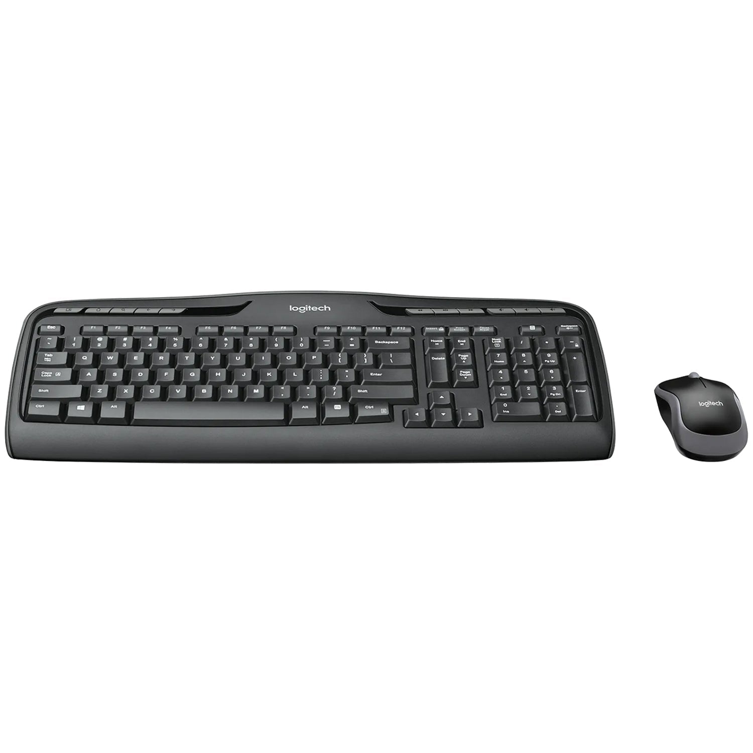 Logitech MK320 Wireless Keyboard and Mouse Combo For Windows and Chrome OS - Spill Resistant Design. 2.4GHz Wireless Plug-and-Play | Black - (920-002836)